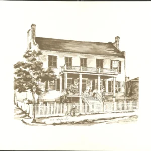 Print (Sepia): Newbill-McElhiney House